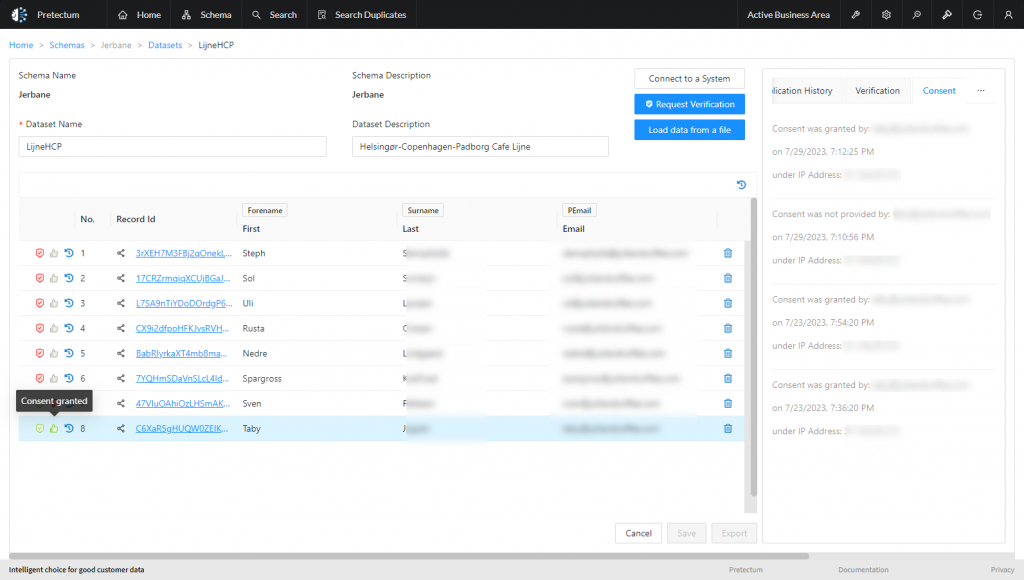 Zero Party Data collection and Verification with Pretectum CMDM